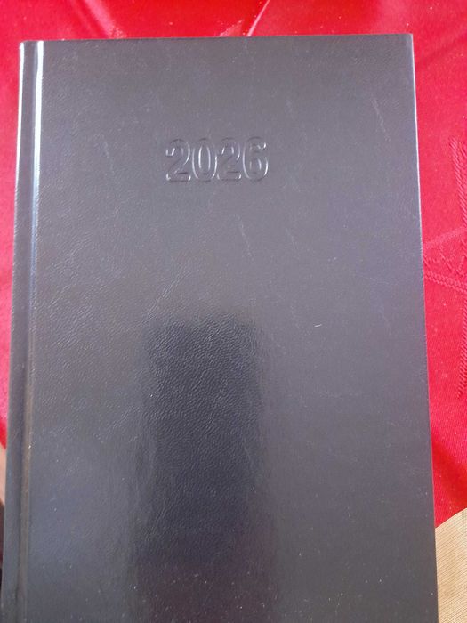 Kalendarz notatnik na 2026 rok czarny