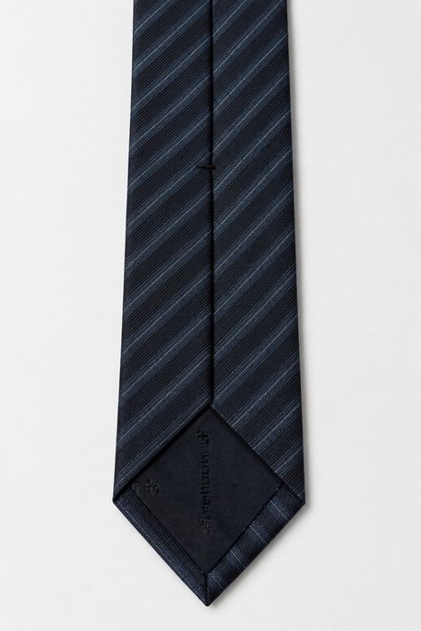 Шовкова темно-синя краватка strellson (100% silk)