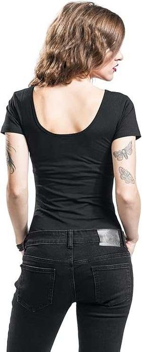 Damskie Body URBAN CLASSICS L Z Krótkim Rękawem Czarne