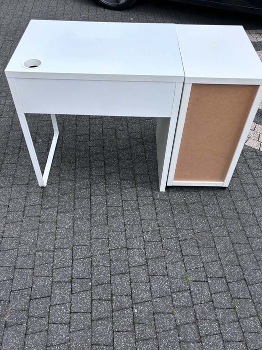 Biurko IKEA MICKE z szafką MICKE