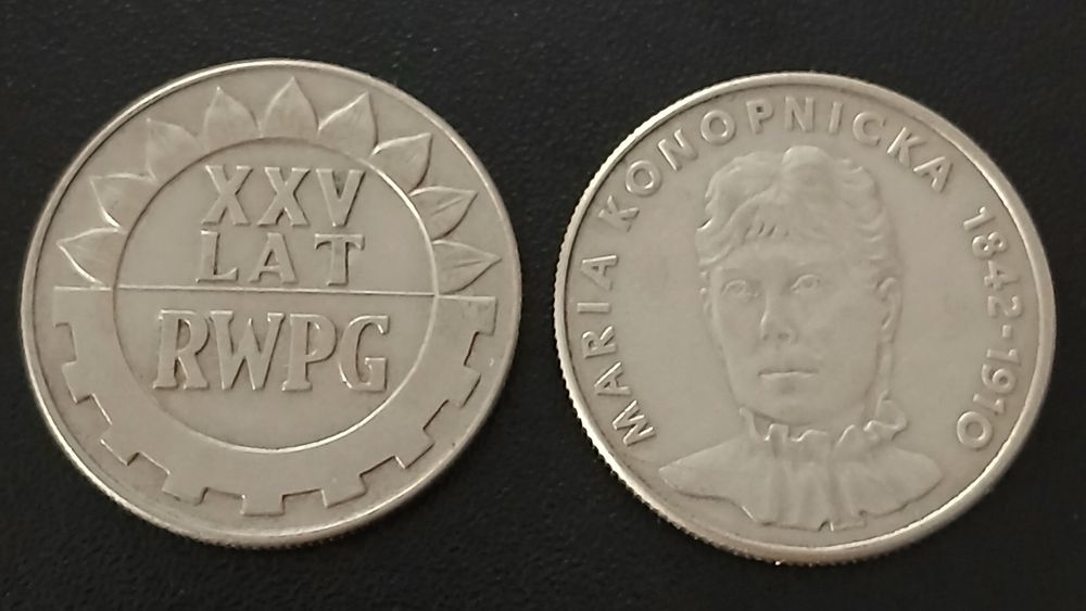 20 zł PRL XXV LAT RWPG  20 zł Maria Konopnicka