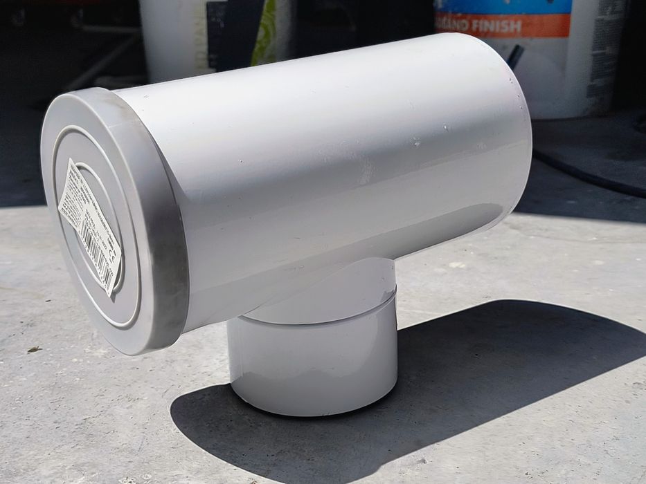 TRÓJNIK ADAPTER dwuścienny 80/125 KONDENSACYJNY rewizyjny