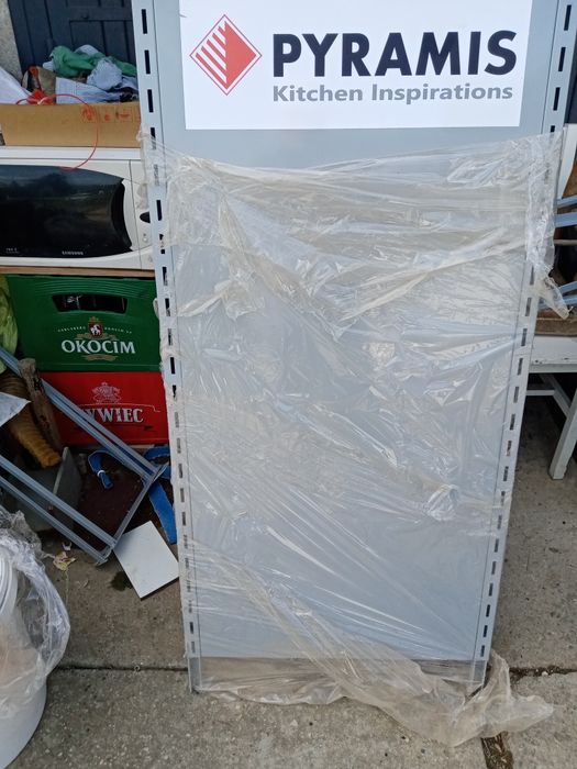 Potykacz reklamowy 2-wu częściowy - metalowy.