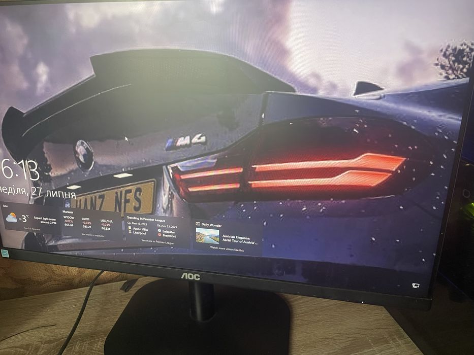 Монітор AOC FullHD 60 hz