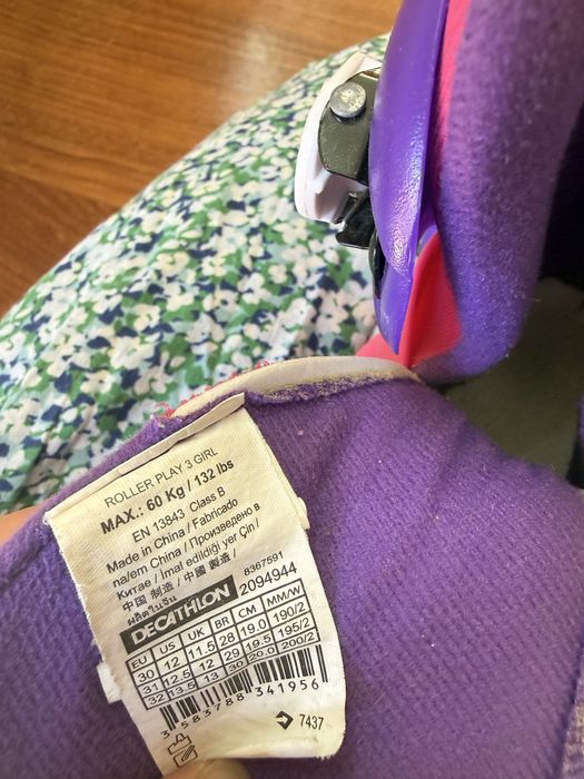 Patins em Linha Oxelo Play 3 (Decathlon) – Ajustáveis (Tam. 30 a 32)