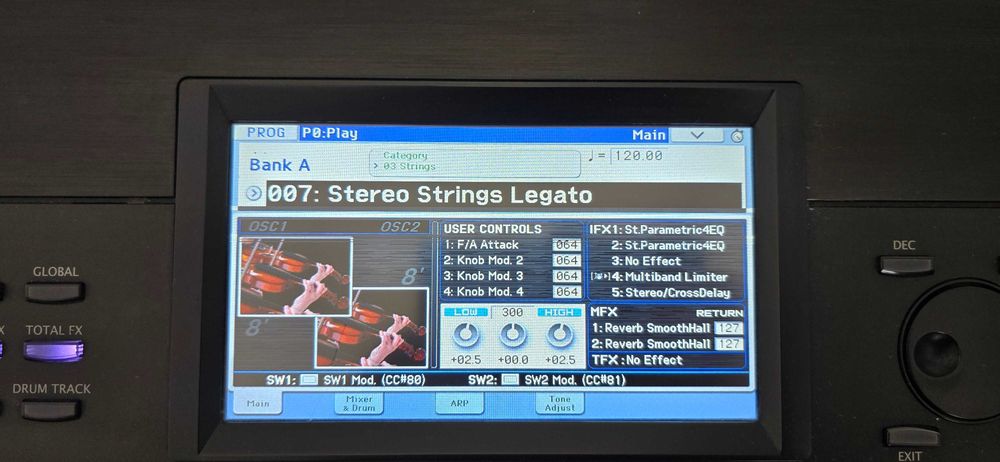 KORG KROME 88 Stacja robocza, stan dobry