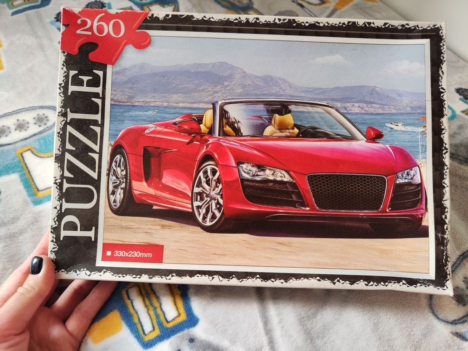 Пазли Данко Тойс Danko Toys червона машина авто автівка  кабріолет 260