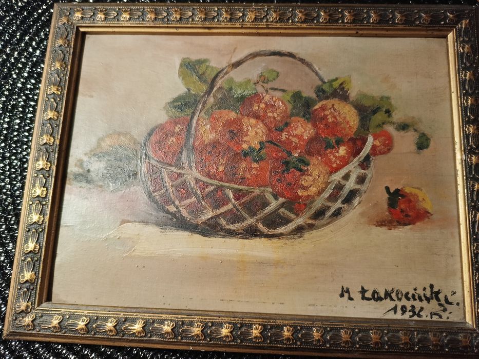 Obraz z 1932 r. Antyk,  martwa natura