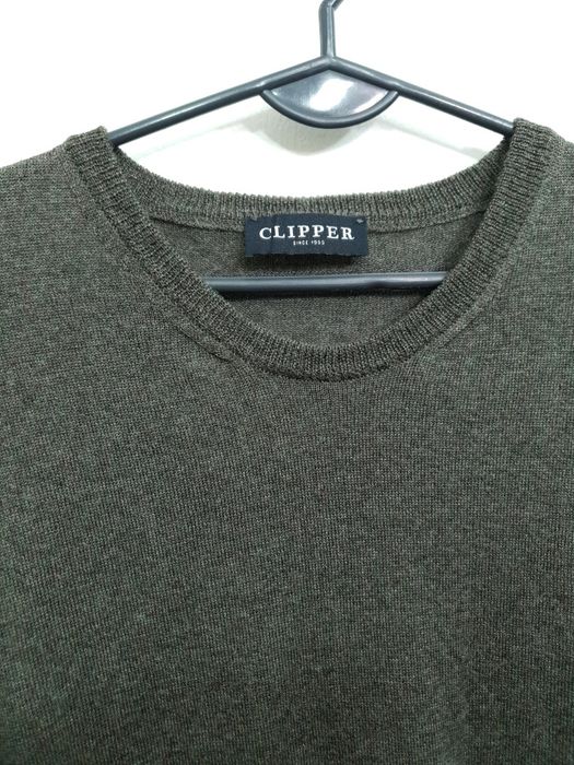Sweter wełniany Clipper M 100% wełna dziewicza