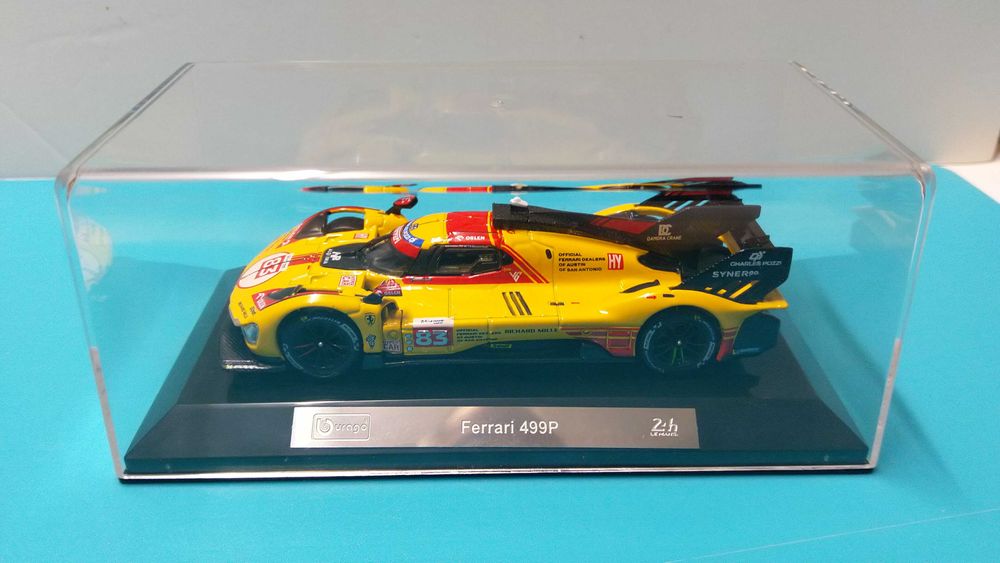 Ferrari 499P HyperCar #83 - 24h Le Mans 2024: Miniatura Bburago 1/43