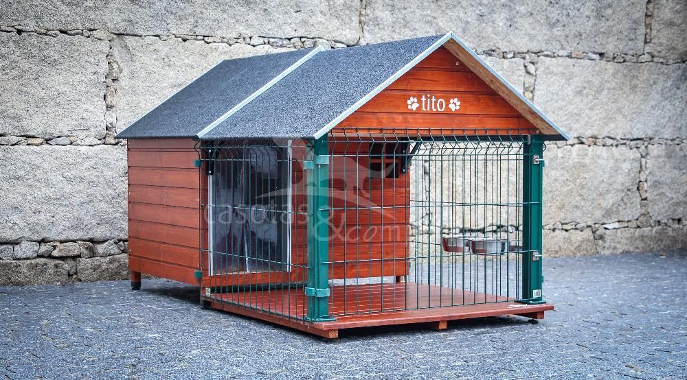 Casotas&Companhia! - Casota em Madeira Mod. Zeus XL Plus+ Lite