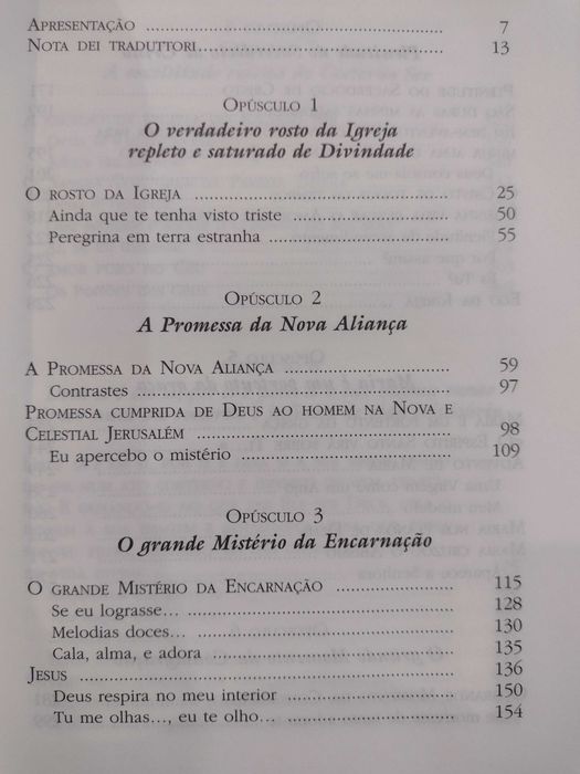 Luz na noite, O Mistério da Fé dado em sabedoria amorosa