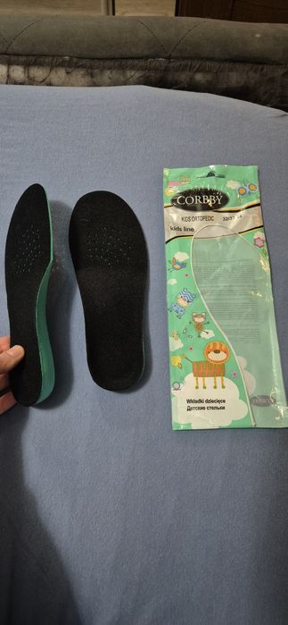 Wkladki nowe supinujace ortopedyczne kids 32/33/34