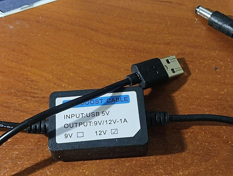 Перетворювач 5В з Power Banka на 12В