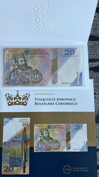 20 zł Tysiąclecie koronacji Bolesława Chrobrego