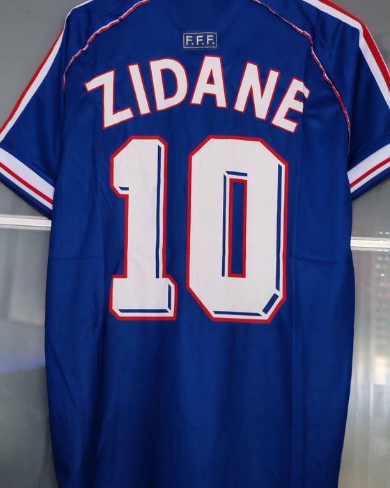 Camisola vintage de Zidane na França
