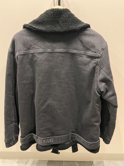 Calvin Klein Kurtka Jeansowa Futerko