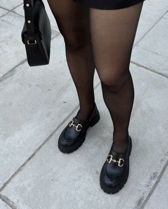 Лофери із золотою фурнітурою