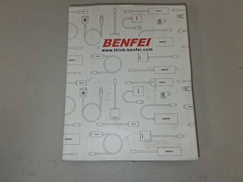N167 Adapter Konwerter BENFEI HDMI Do VGA Z Audio Czarny