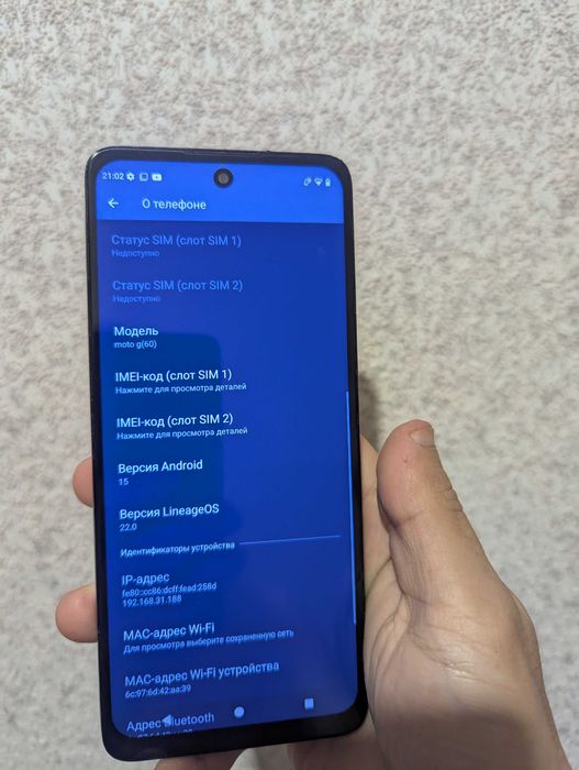 Moto g60 6/128gb Snapdragon 732g 2-Sim