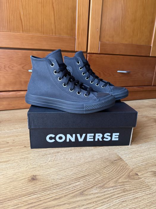 All Star - Converse - cor Preto - em Pele - 36