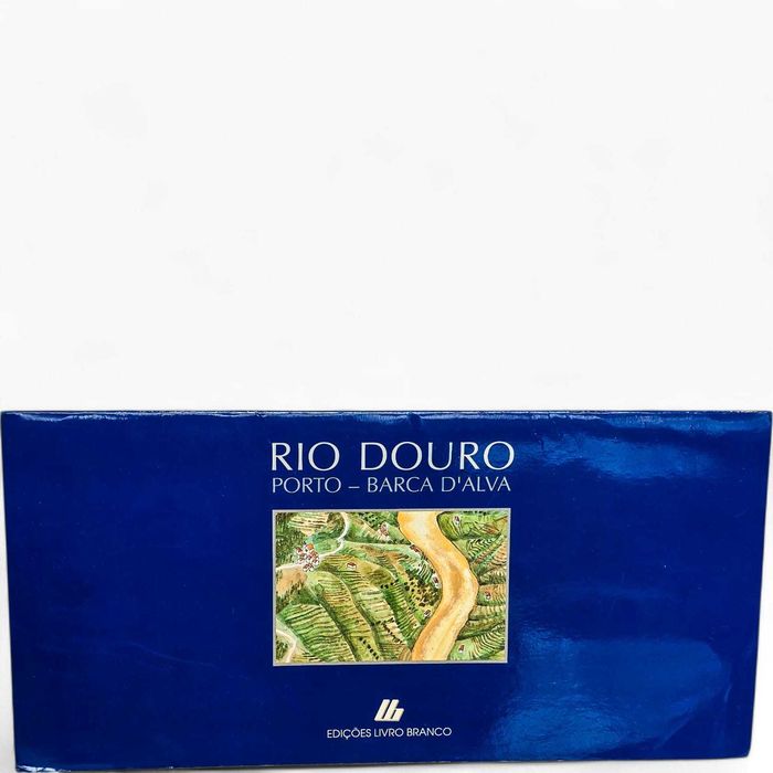 Mapa Ilustrado Rio Douro– Porto a Barca d’Alva– 1994– Ed. Livro Branco