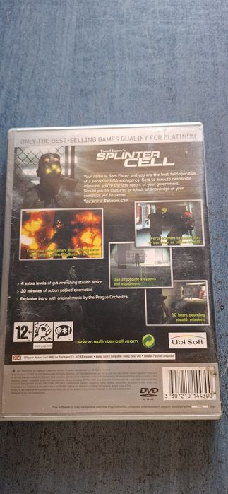 Gra na ps2 Tom Clamcys Splintel Cell