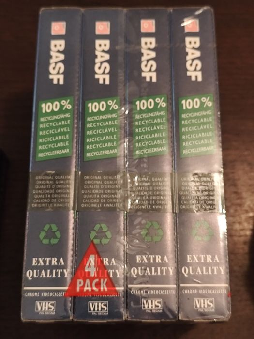 Cassetes VHS virgens seladas