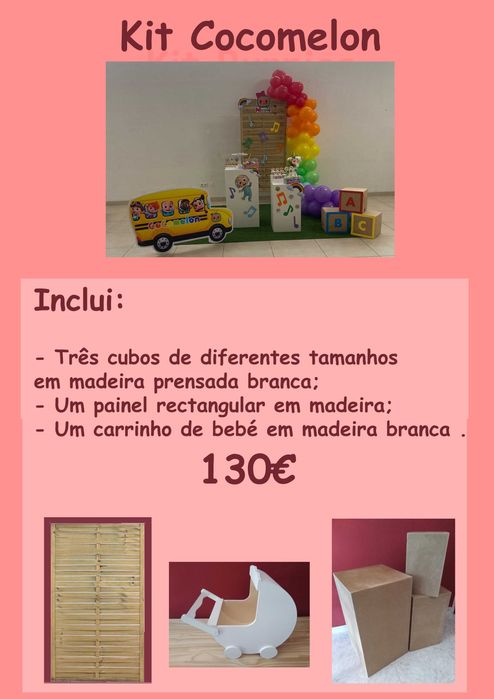 Material para festa, kits completos!
Faça já a sua festa!