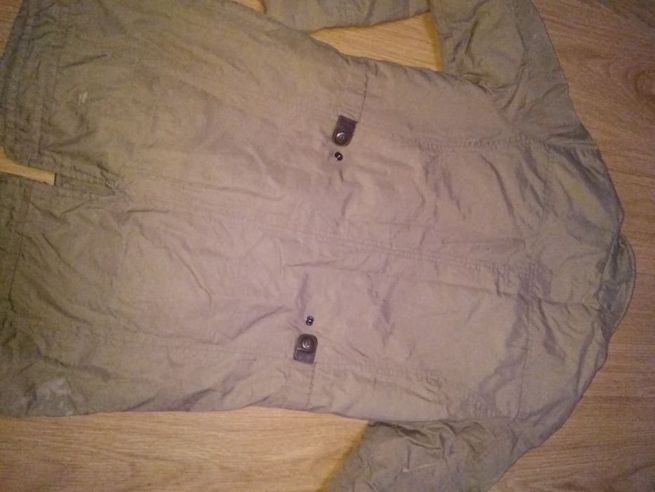 Casaco comprido castanho, tamS, Bershka