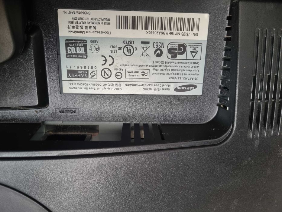 Монітор Samsung sync master 943