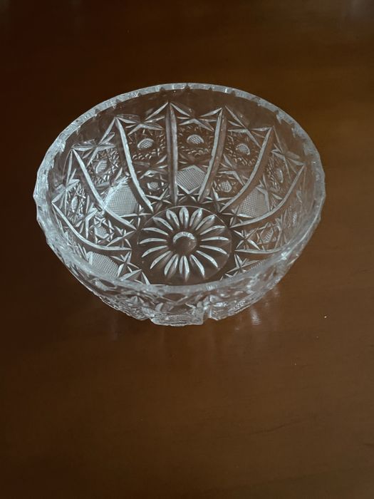 Miska kryształowa PRL