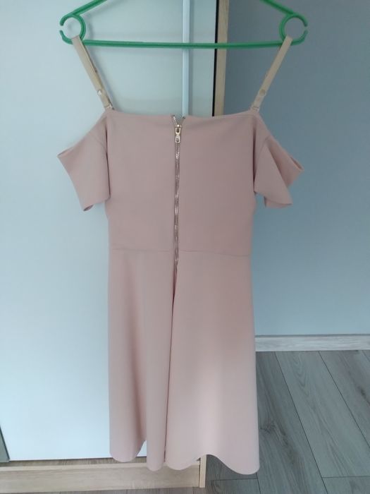Sukienka pudrowy róż