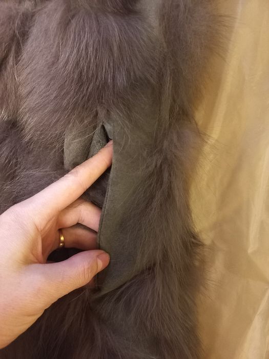 Желетка з хутра песця