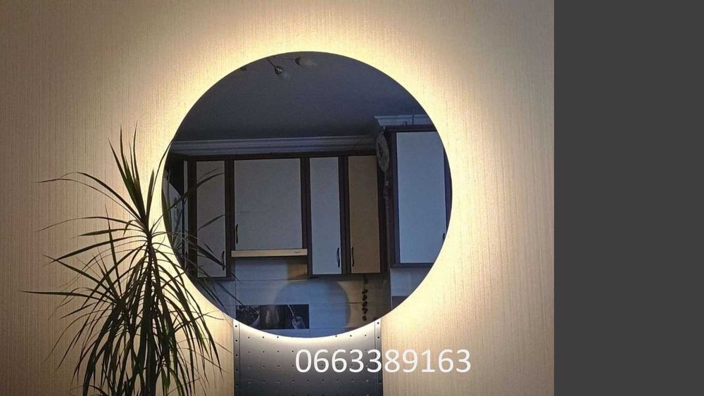 Дзеркало з LED підсвіткою в ванну кімнату /Зеркало с подветкой в ванну