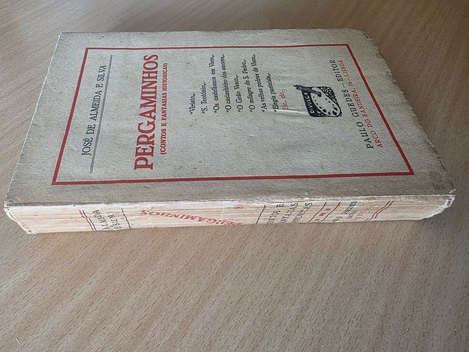 Livro "Pergaminhos" de José de Almeida e Silva