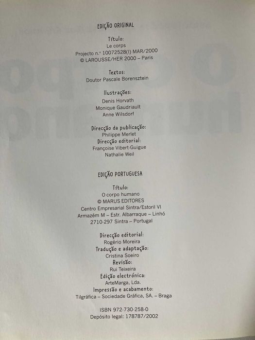 O Corpo Humano - Enciclopédia Larousse dos 6/9 anos
