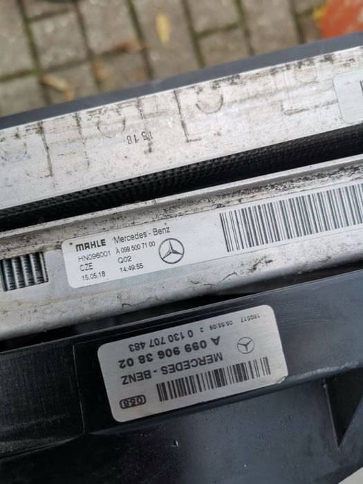 Кассета радиаторов Мерседес w205 w213 w253