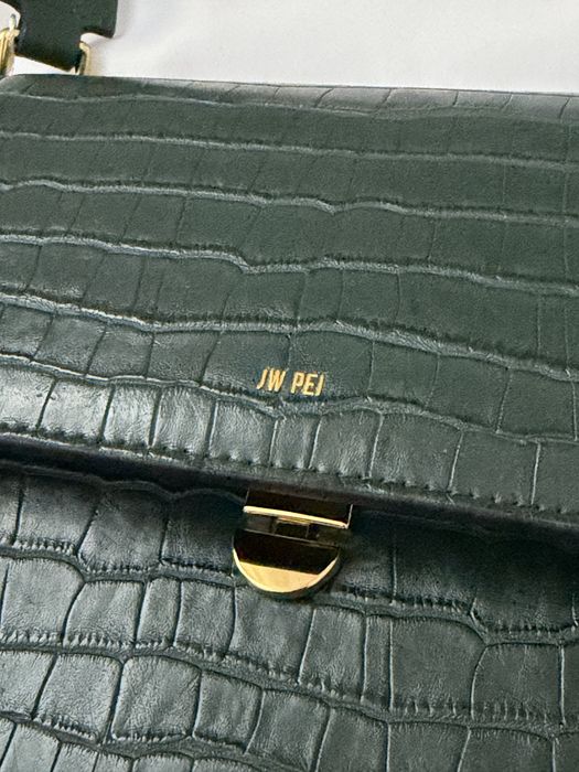 Сумка JW Pei Mini Flap Croc Зелена
