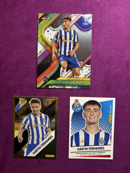 Lote Martim Fernandes Rookie Fc Porto Topps