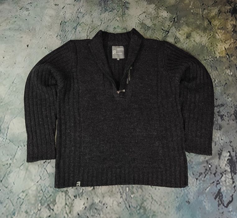Stylowy Grafitowy Szary Sweter Damski G-Star Raw XL Half-zip stan Idea