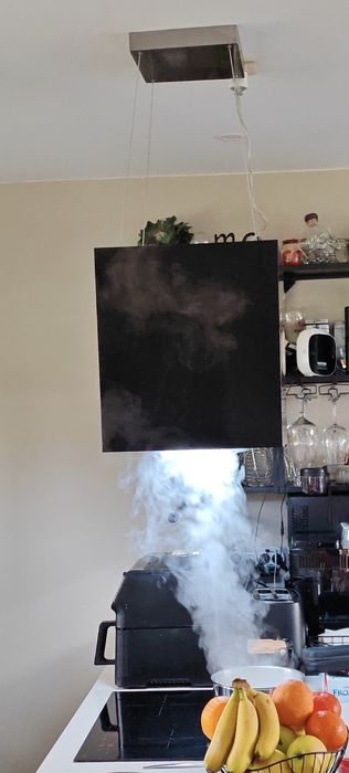 Exaustor de Ilha Klarstein Kronleuchter Smart 2 – WiFi + LED – Preto