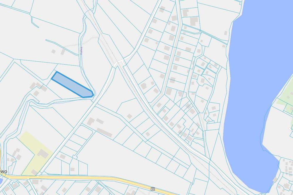 WARMIA MAZURY Działka budowlana RZEKA/JEZIORO Tylkowo 3800 m WZ