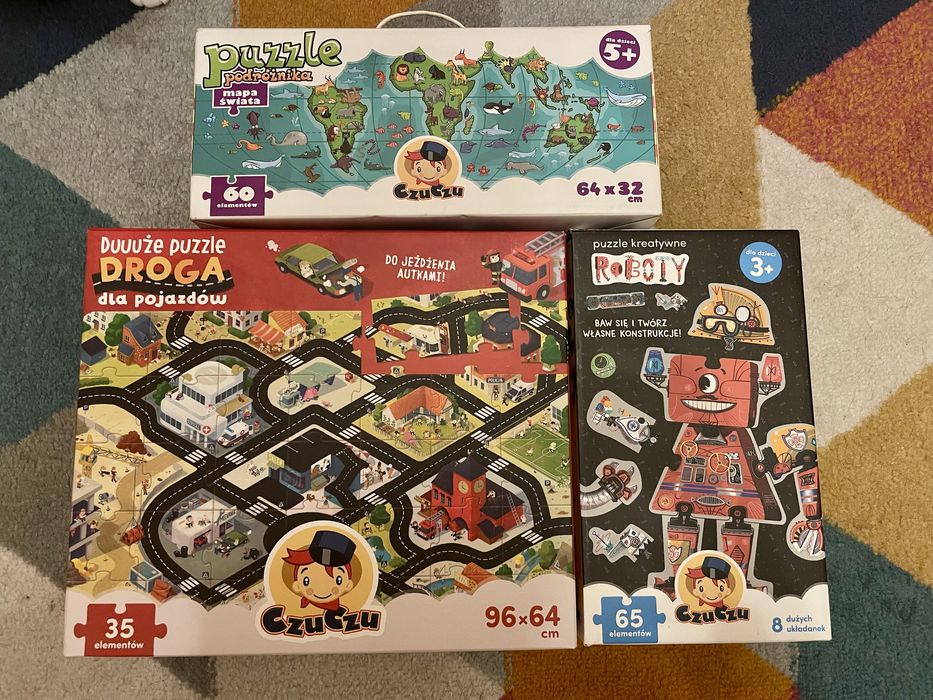 Czuczu puzzle 3 szt