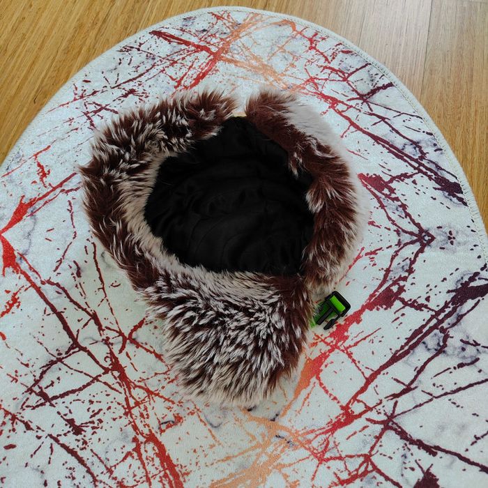 Czapka zimowa z futerkiem