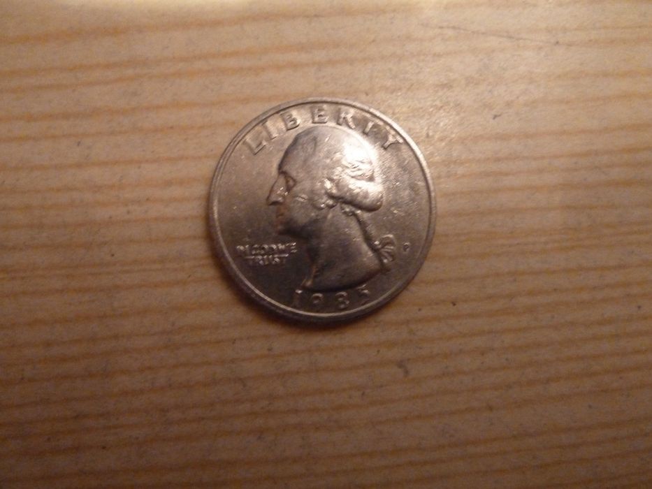 25 centów (ćwierćdolarówka) USA, 1985 rok