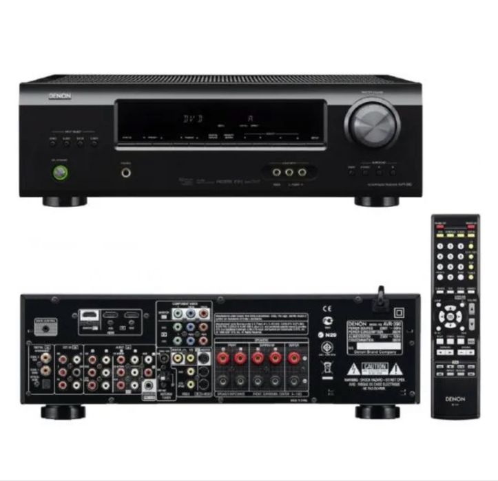 Amplificador Denon AVR 390 com HDMI