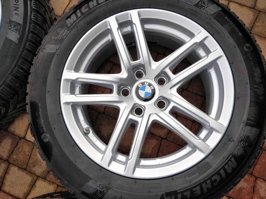 3420. Koła zimowe BMW 3 G20 5x112 ET22 205/60/16 Michelin 8.5mm 2023r