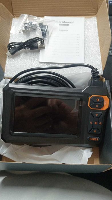 Endoscópio Industrial HD 5 Metros – NOVO (Inspeção Esgotos/Motores)