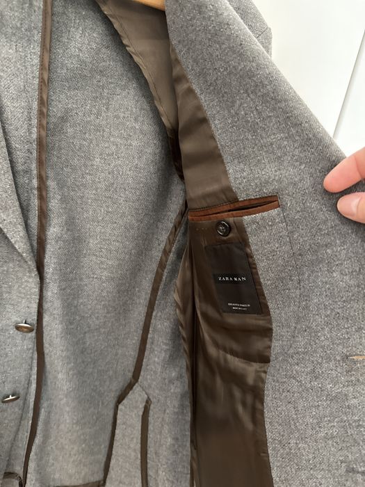 Blazer cinzento claro